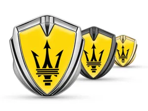 Maserati Emblema Abovedado Insignia Atlético Esquema Superior